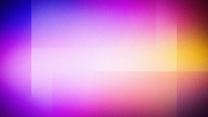 Bright abstract gradient featuring a mix of purple, pink, and yellow hues with a soft grainy texture. Perfect for modern banners, wallpapers, and creative design projects