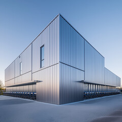 Showcasing the Exterior Features of a Bicycle Storage Facility