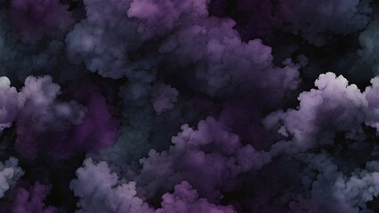 Fototapeta premium Abstract digital artwork illustration background featuring swirling clouds of purple and pink hues, creating a dynamic and ethereal effect