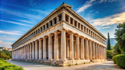Fototapeta premium Ancient stoa building in Athens Agora