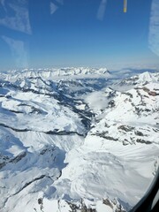 Glacier in the mountains