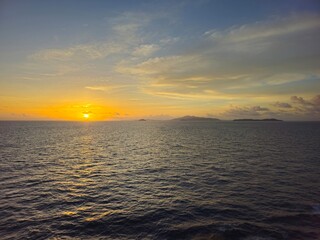 Sunrise in Caribbean Sea