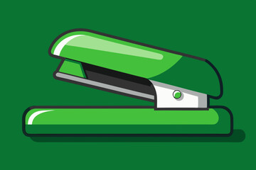 Cute stapler  vector art illustration