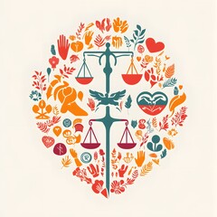 symbols representing human rights