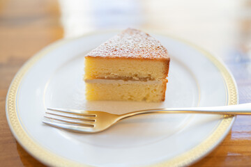 レモン風味のヴィクトリアケーキ