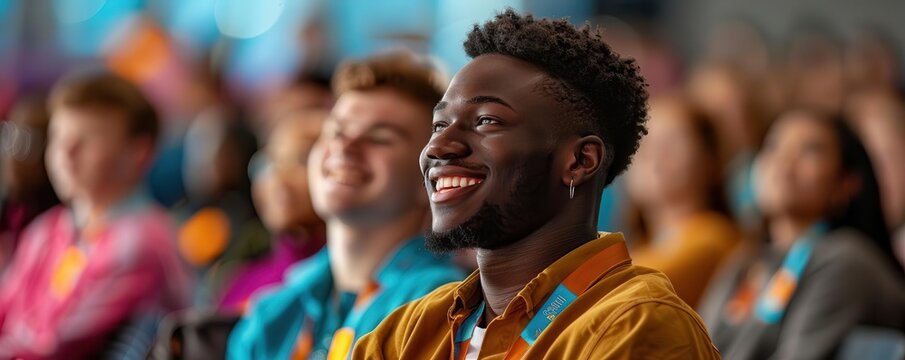 Adult education and lifelong learning, diverse students, vibrant colors, photography, engaging - Powered by Adobe