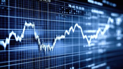 Trend Analysis on Digital Financial Chart Display