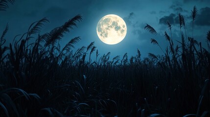 Fototapeta premium Full Moon Night