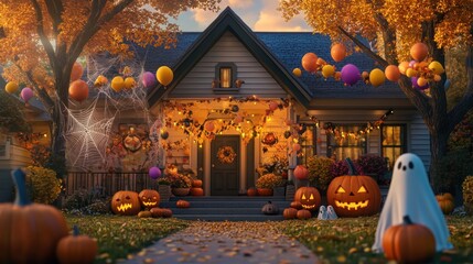 Spooky Halloween House