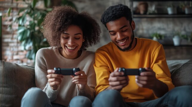 Asian and African American marketers integrating gamification into digital marketing, increasing customer engagement with interactive content