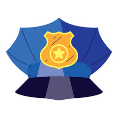 police hat uniform