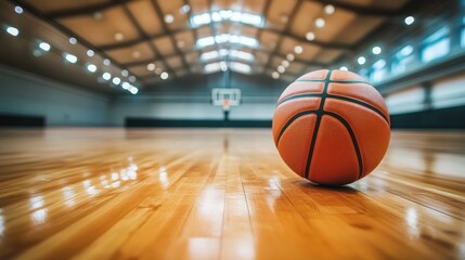 Basketball on a Court