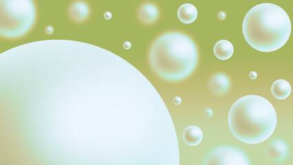Water drops on gradient background bubble color concept graphic for illustration