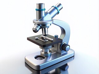 Simple and Clean Illustration of a Microscope Ideal for Educational and Scientific Purposes