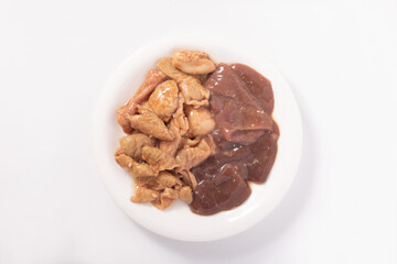 豚ミックスホルモン（レバー　ボイルもつ）