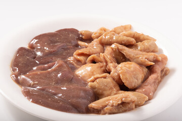 豚ミックスホルモン（レバー　ボイルもつ）