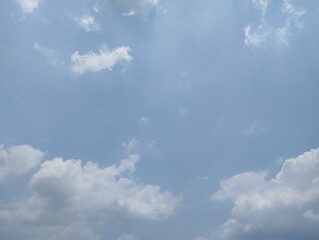 blue sky with clouds