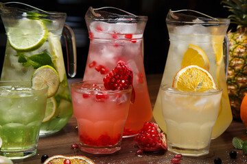 fruit lemonades