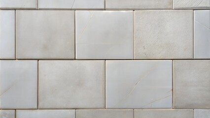 Naklejka premium White rectangular ceramic tiles for modern wall decor