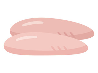 鳥ササミのイラスト