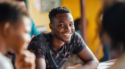 African individuals participating in peer-to-peer investment platforms, building wealth through collective lending