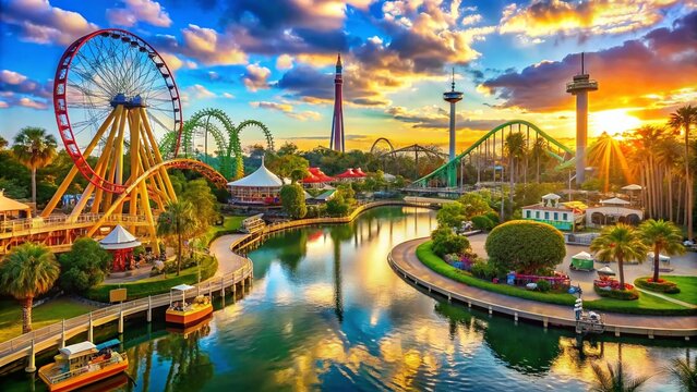 Thrilling Rides and Attractions at Theme Parks in the Scenic Gold Coast Destination Australia