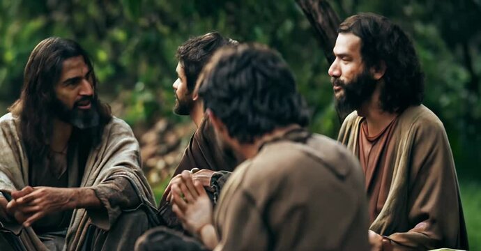 Jesus Christ's exhortation to the twelve Apostles