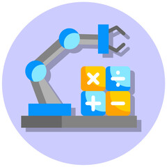 Obraz premium Mathematics Icon