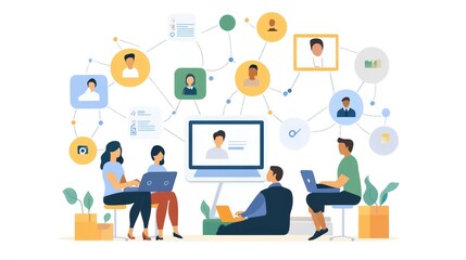 Asian and Sub-Saharan African professionals using AI-powered teamwork solutions to enhance collaboration and productivity across teams