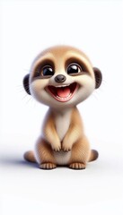 Obraz premium 3D Erdmännchen