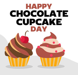 Happy Chocolate Cupcake Day with delicious Chocolate Cupcakes