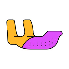 thimble ring embroidery hobby line icon vector. thimble ring embroidery hobby sign. isolated symbol illustration