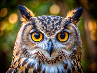 Fototapeta premium Various Owl Eye Colors: Exploring the Fascinating Spectrum of Owl Eye Hue and Its Significance
