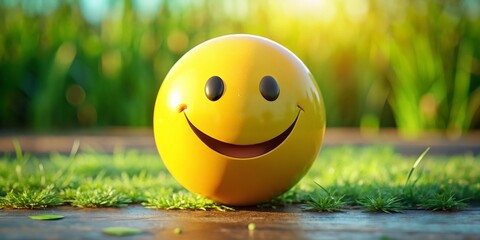 Vibrant and Cheerful Smiley Face Illustration Perfect for Positive Vibes and Joyful Expressions