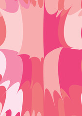 The background image is in pink tones, using shapes to arrange. Composition with gradation used for graphics