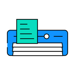 hvac energy efficient line icon vector. hvac energy efficient sign. isolated symbol illustration