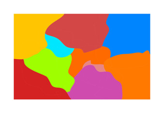 Abstract wallpaper: Colorful paint design on an art frame 