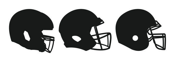 American football NFL helmets 