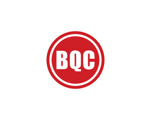 BQC logo design vector template. BQC