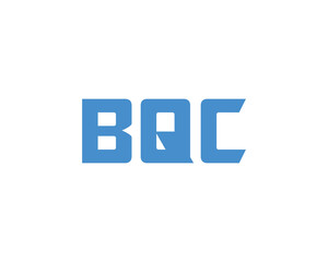 BQC logo design vector template. BQC