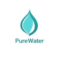 Modern logo design for Pure Water brand