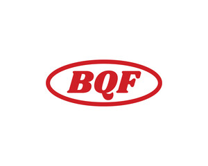BQF logo design vector template. BQF
