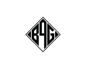 BQG logo design vector template. BQG