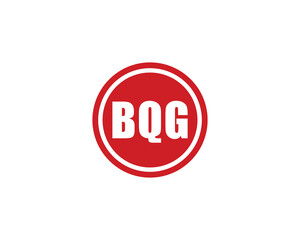 BQG logo design vector template. BQG