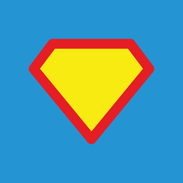 superhero icon shape