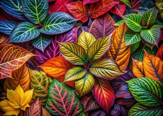 Vibrant Paintings of Leaves in Various Styles Showcasing Nature's Beauty and Artistic Expression