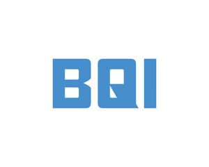 BQI logo design vector template. BQI