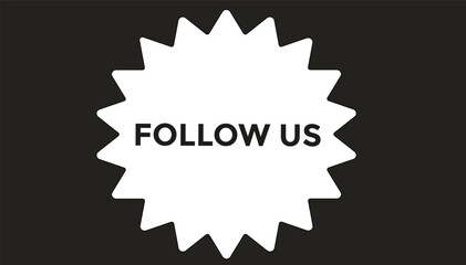 Follow us web banner templates. Vector Illustration 

