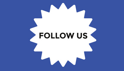 Follow us web banner templates. Vector Illustration 
