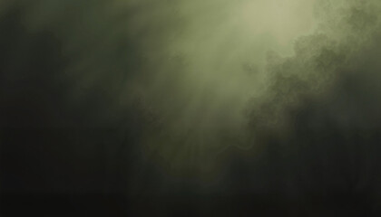 Naklejka premium Misty green abstract background with smoky texture